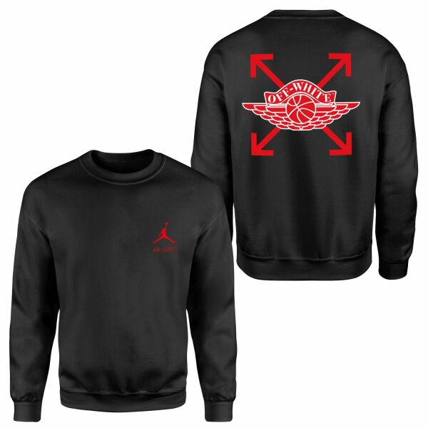 Air Jordan OFF Sweatshirt XL - Siyah