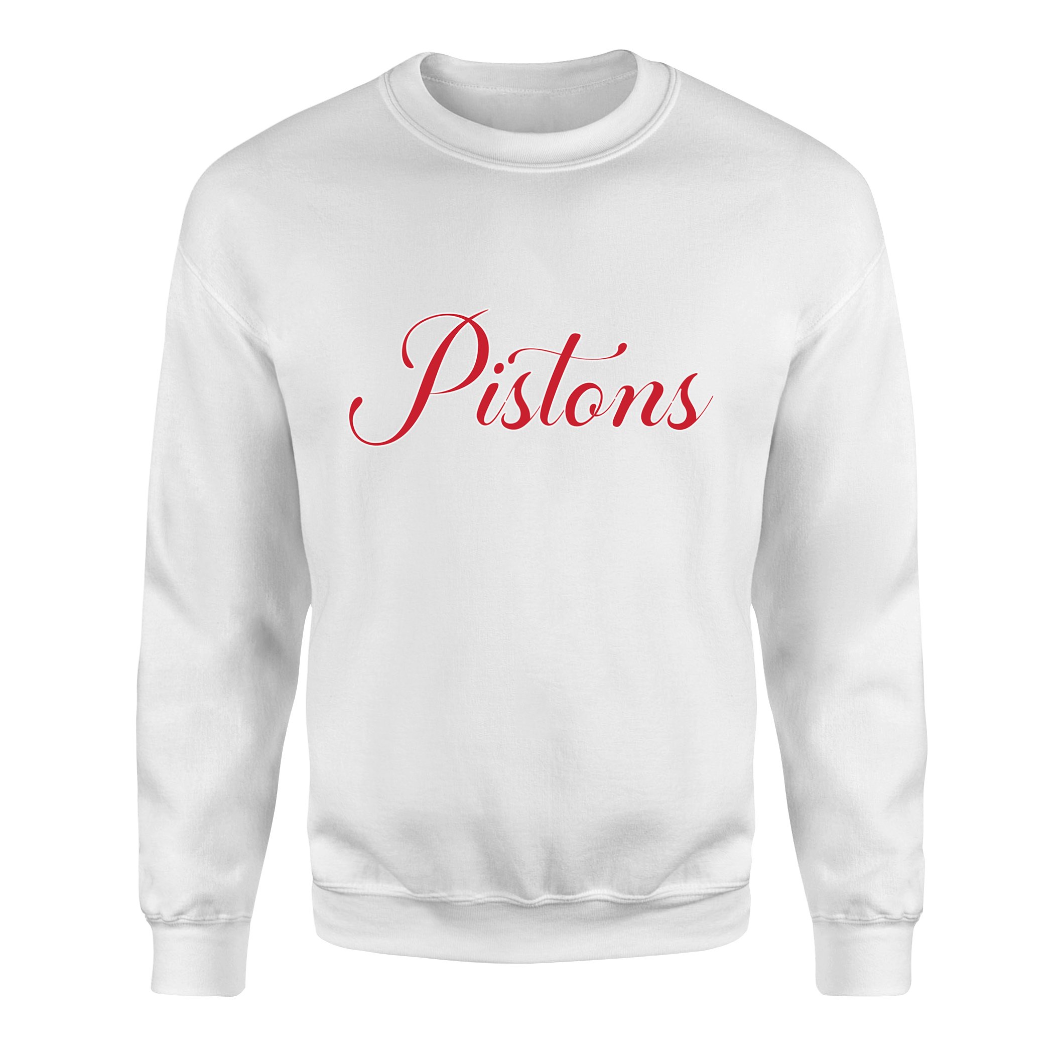 Pistons Cursive Sweatshirt XXL - Beyaz
