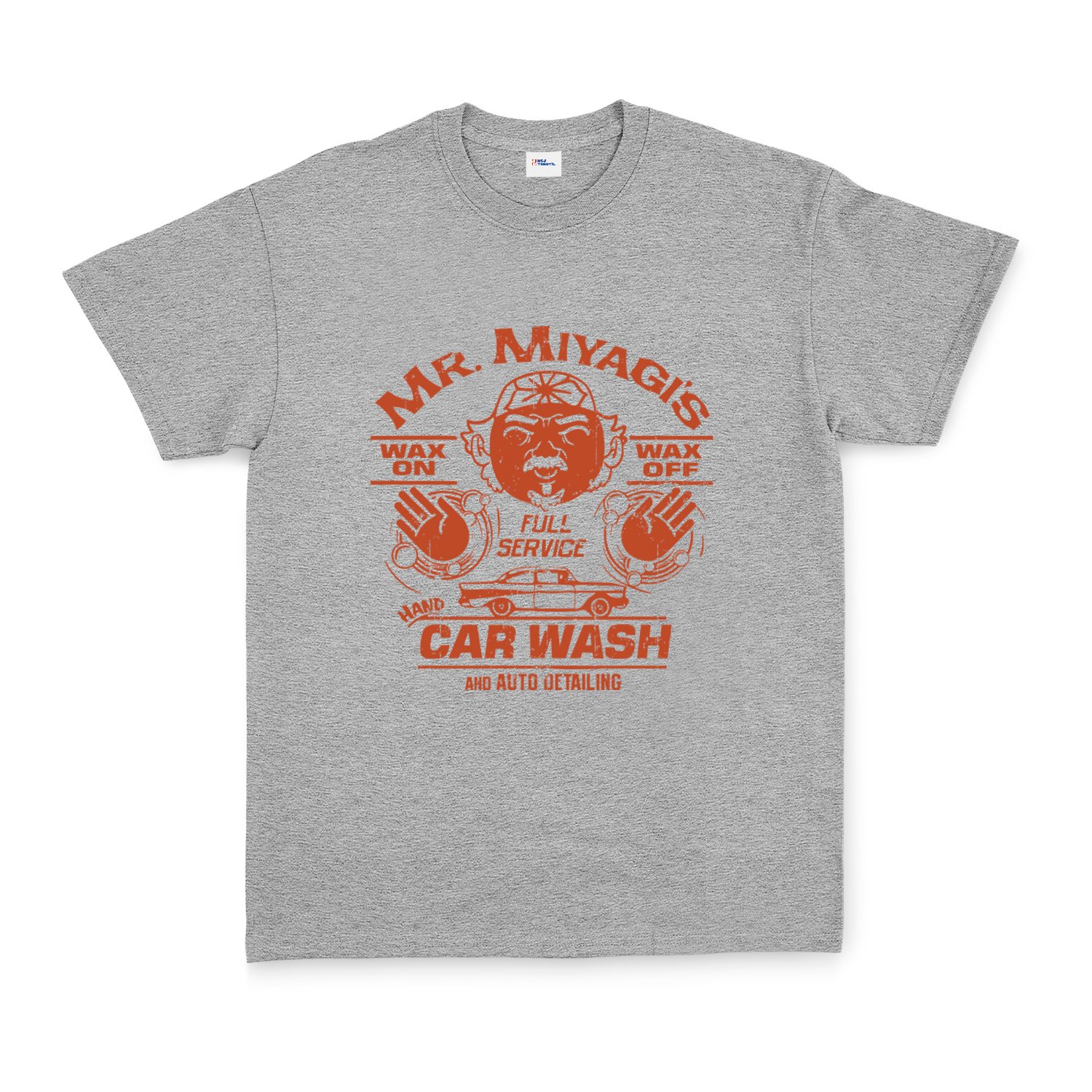 Mr. Miyagi Car Wash Tişört L - Gri