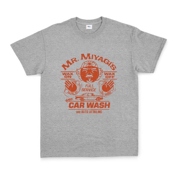 Mr. Miyagi Car Wash Tişört L - Gri