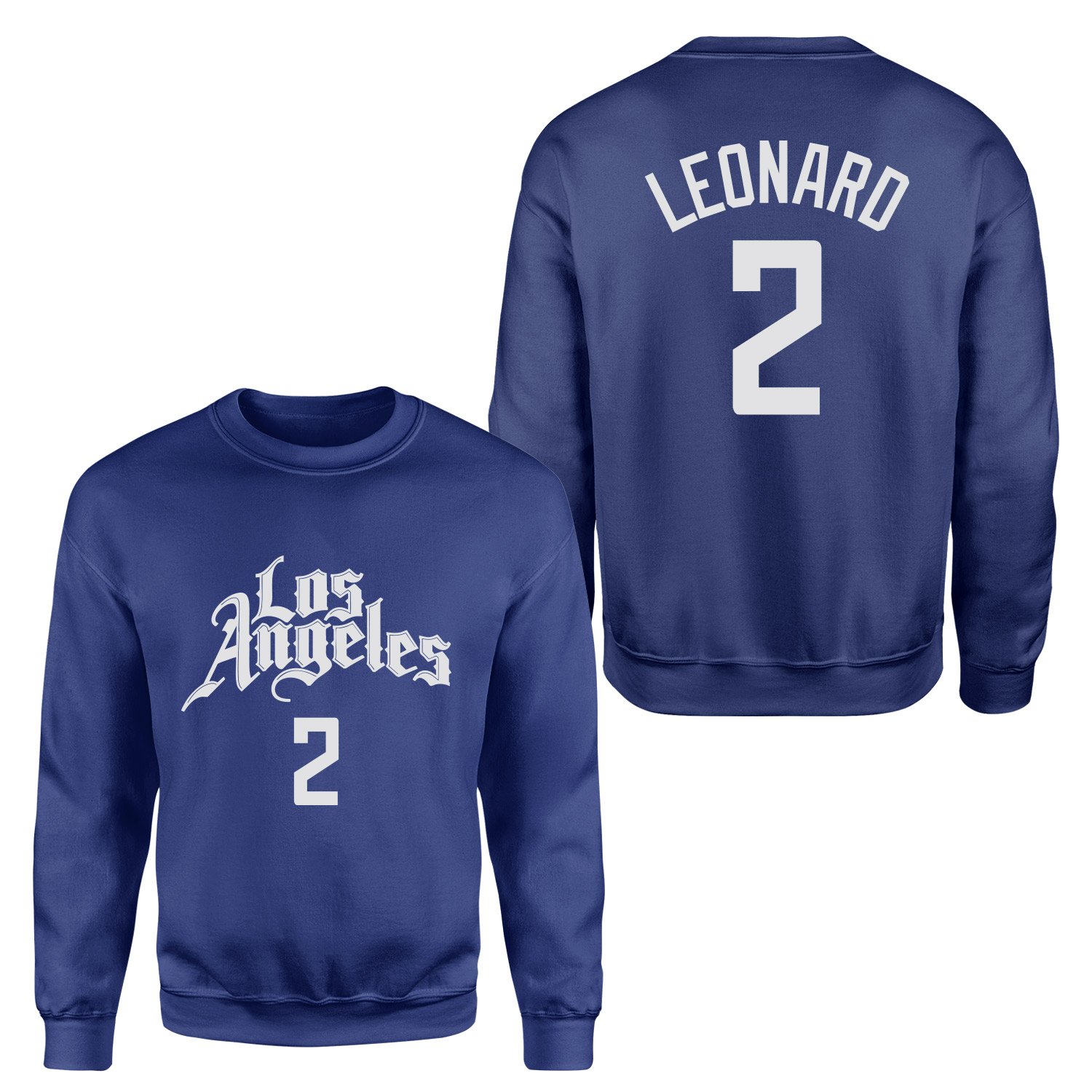 Kawhi Leonard Forma Sweatshirt XXL - İndigo Mavisi