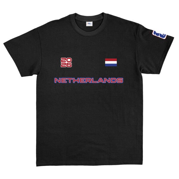 Hollanda 2026 Tişört XL - Siyah
