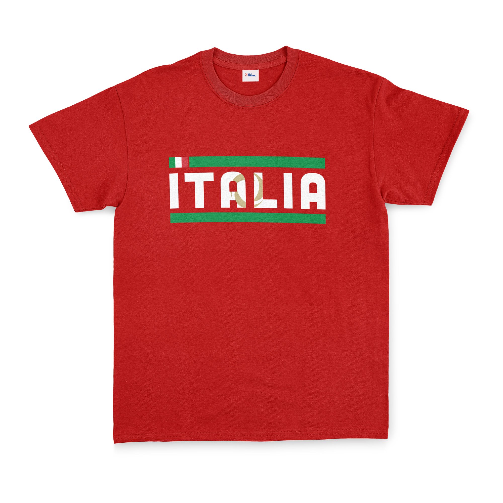 Italia Tişört S - Kırmızı