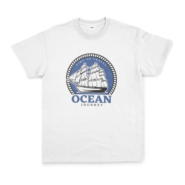Ocean Journey Denizci Tişört XL - Beyaz