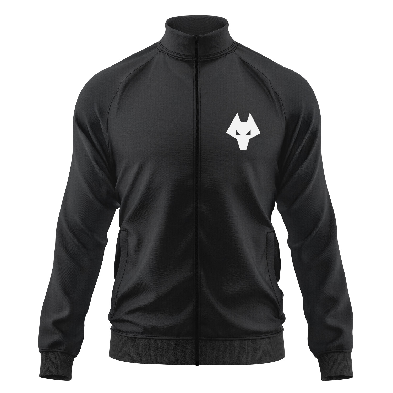 Wolverhampton Icon W Fermuarlı Sweatshirt XXL - Siyah