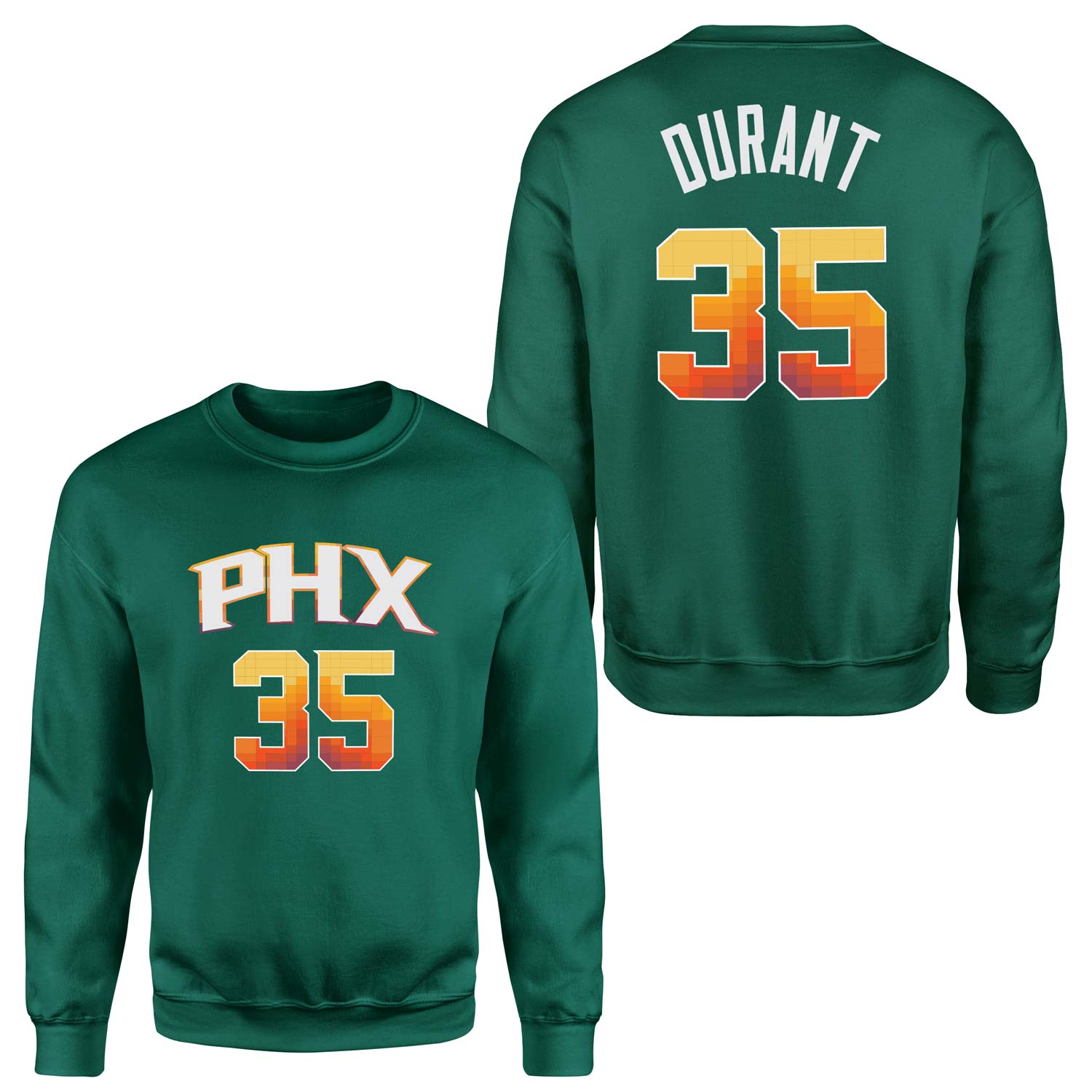 Kevin Durant 35 Phoenix Forma Sweatshirt XL - Nefti Yeşili