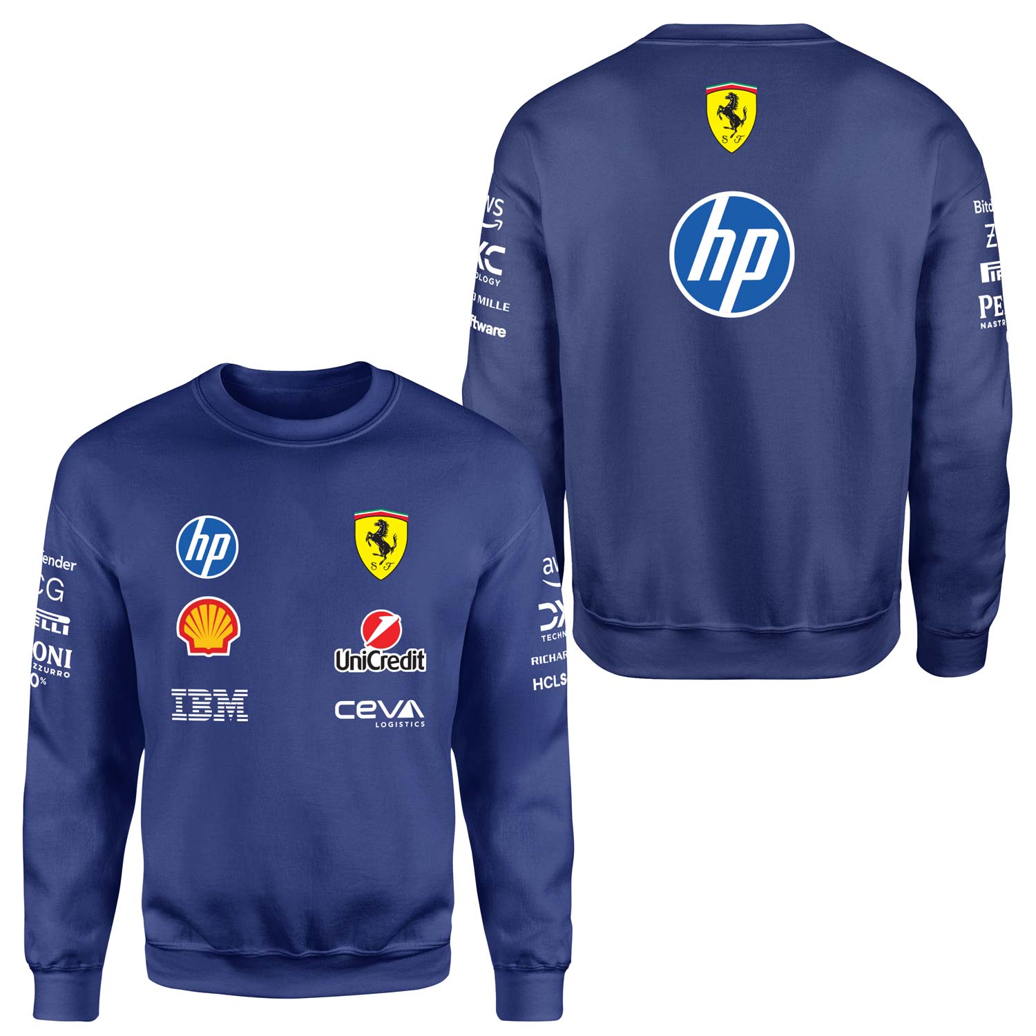 Scuderia Ferrari Teamline 2025 Sweatshirt XL - İndigo Mavisi