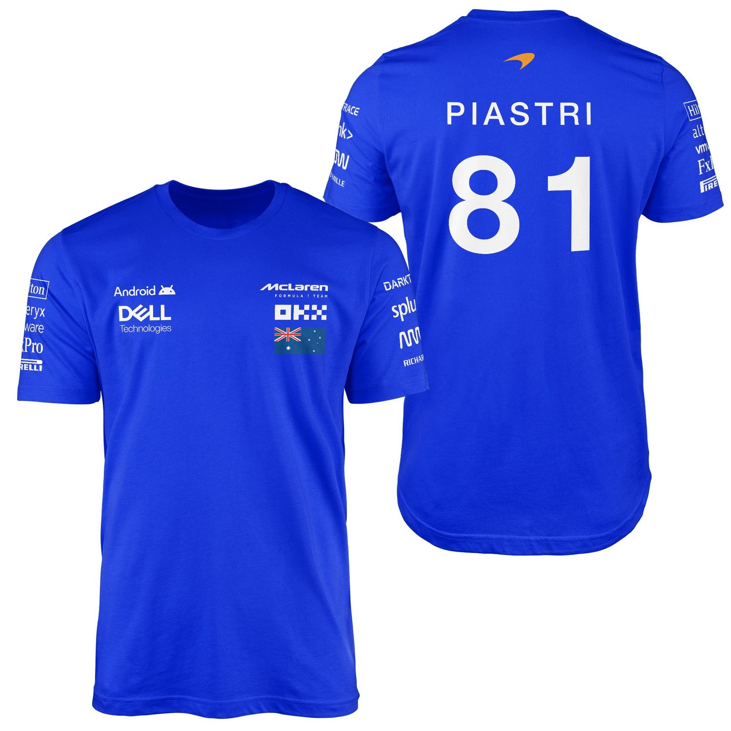 Oscar Piastri | Driver Edition Tişört L - Mavi