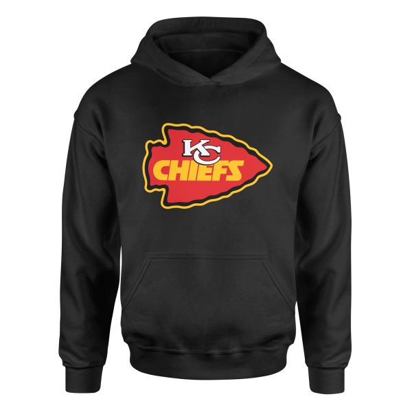 Kansas City Chiefs Hoodie L - Siyah