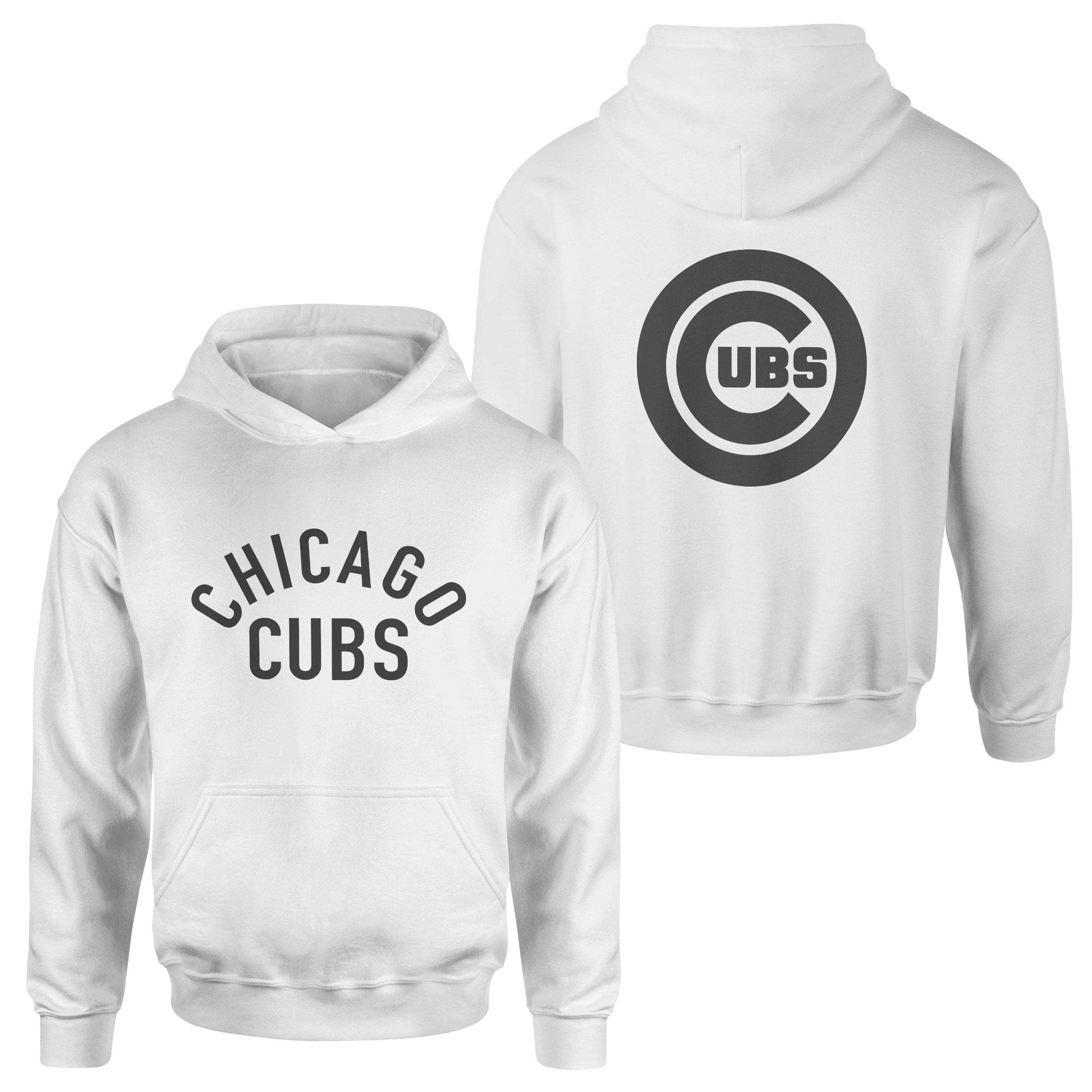 Chicago Cubs Muted Hoodie XXL - Beyaz