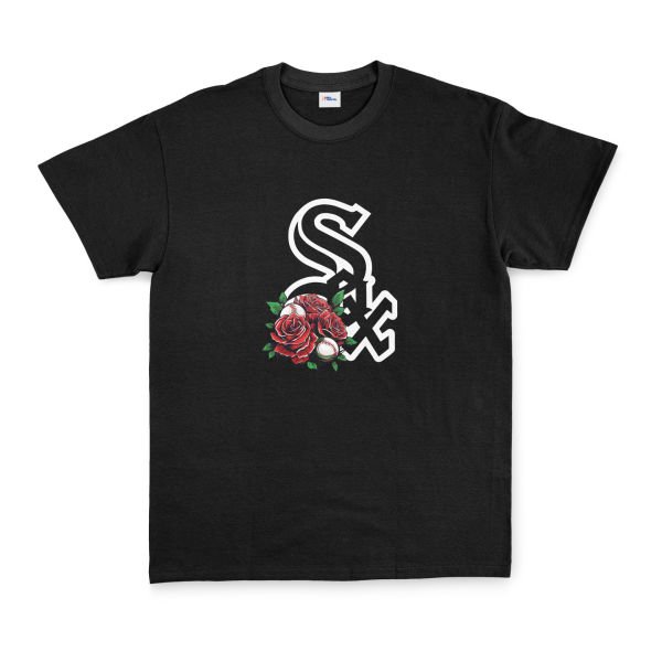 Chicago White Sox Roses Tişört L - Siyah