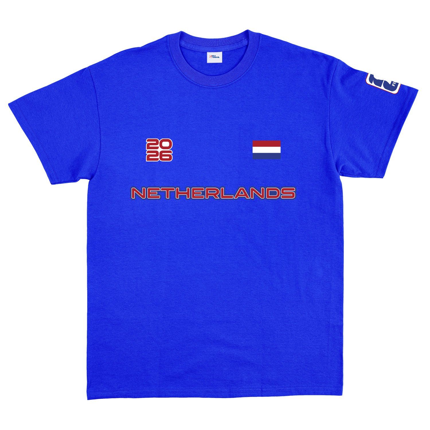 Hollanda 2026 Tişört S - Mavi