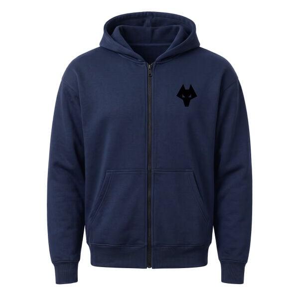 Wolverhampton Icon B Fermuarlı Kapüşonlu Sweatshirt