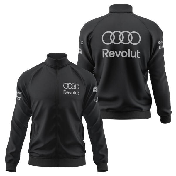 Audi Revolut Racing Fermuarlı Sweatshirt L - Siyah