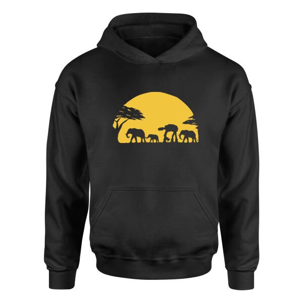AT In the Jungle Hoodie S - Siyah