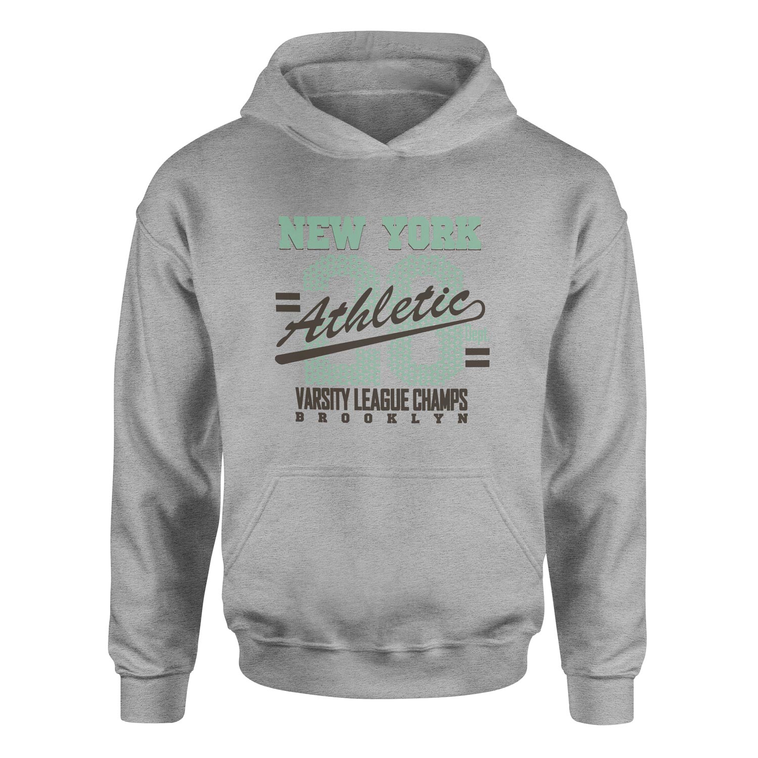 NY Athletic Hoodie L - Gri