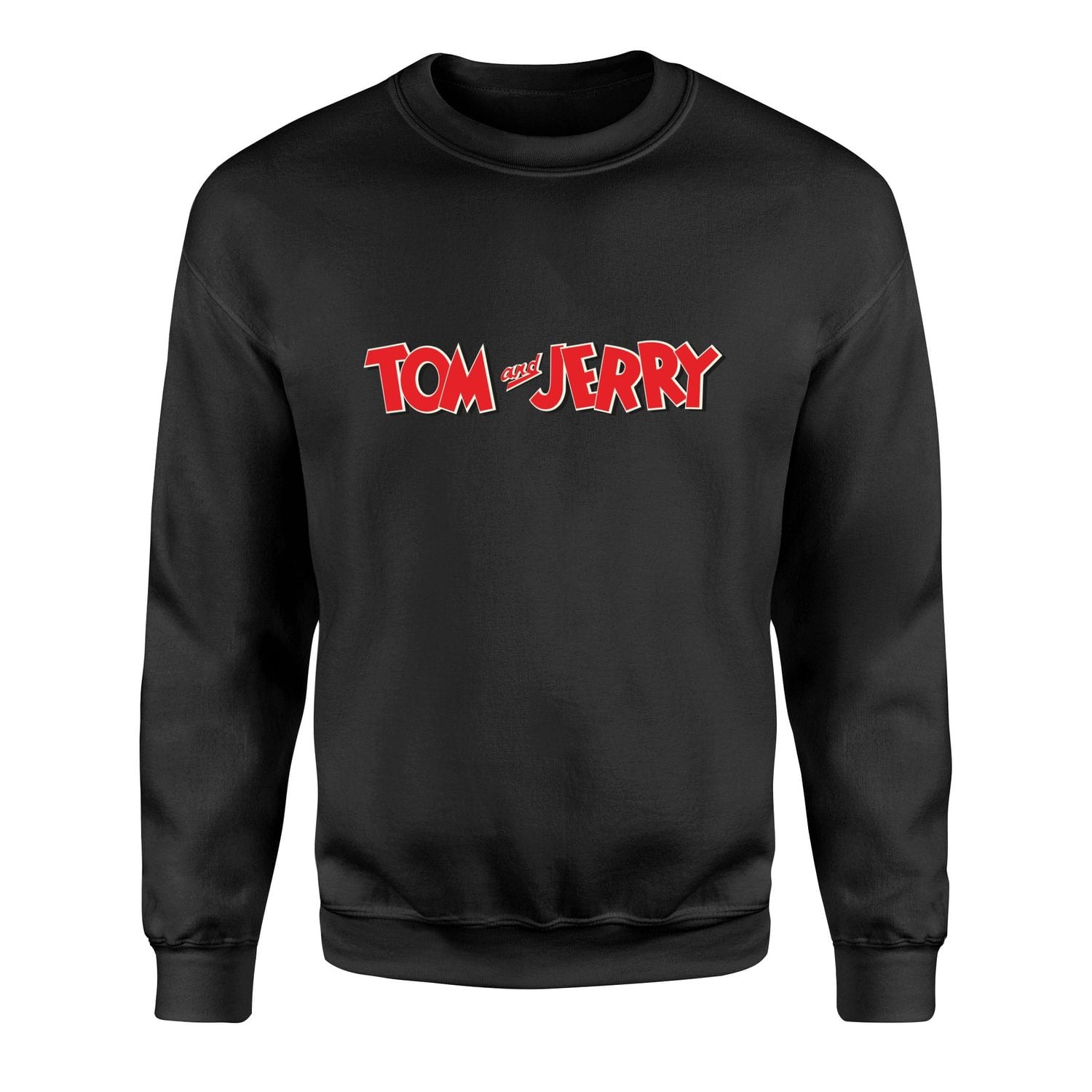 Tom and Jerry Sweatshirt L - Siyah