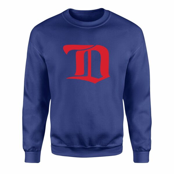 Detroit Red Wings Retro Sweatshirt S - İndigo Mavisi