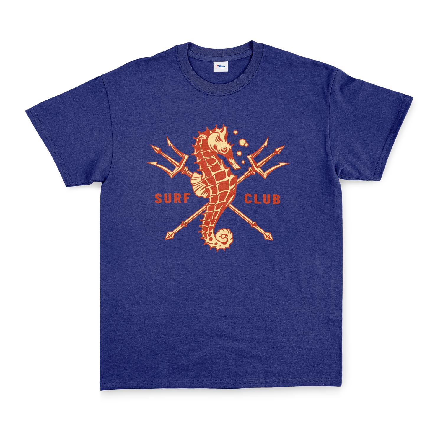 Sea Horse Surf Club Tişört M - İndigo Mavisi