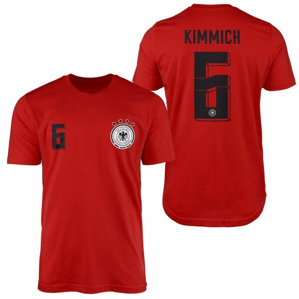 Joshua Kimmich | Almanya 2024 Forma Tişört S - Kırmızı