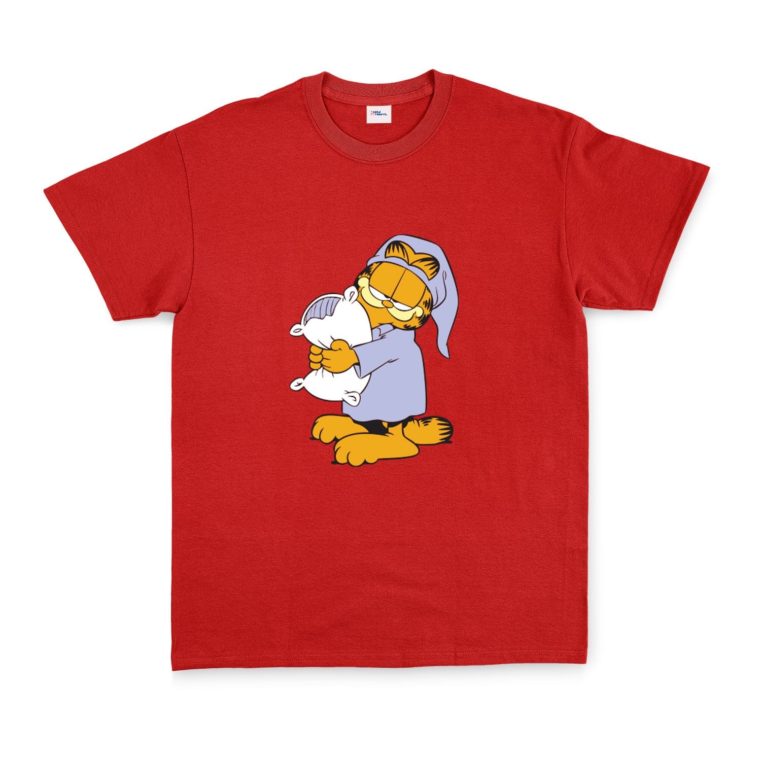 Garfield Tişört XL - Kırmızı