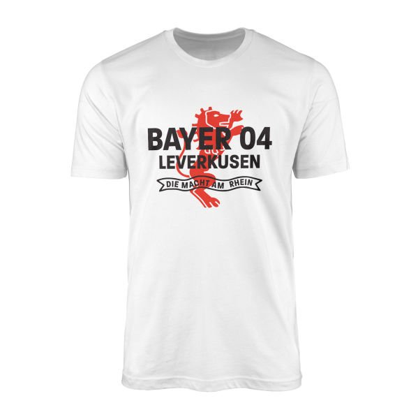 B04 Leverkusen Die Macht Am Rhein Tişört M - Beyaz