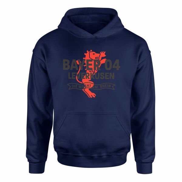 B04 Leverkusen Die Macht Am Rhein Hoodie L - İndigo Mavisi