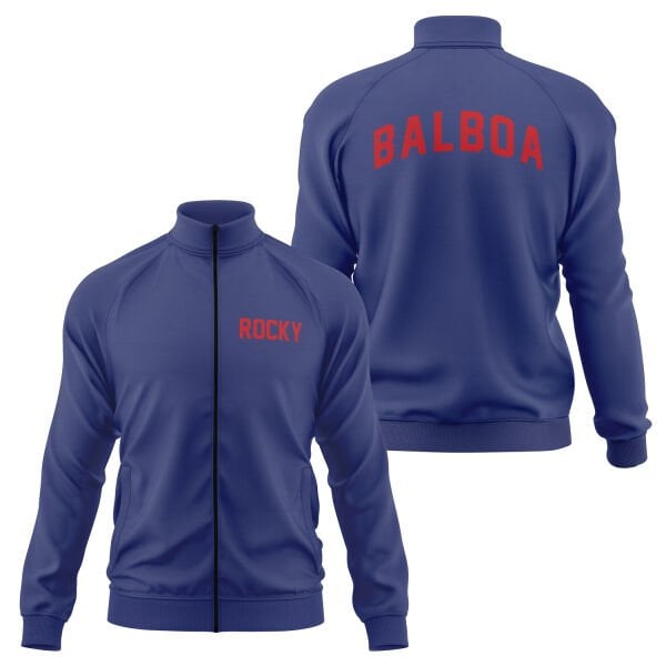 Rocky BALBOA Special Fermuarlı Sweatshirt M - İndigo Mavisi