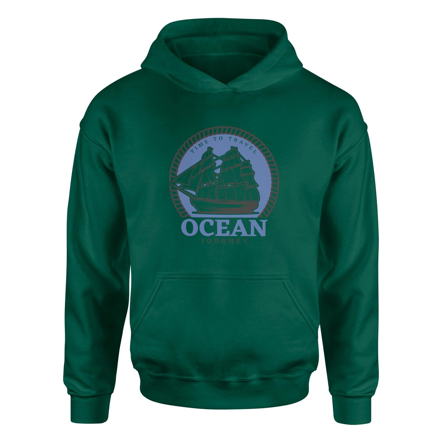 Ocean Journey Denizci Hoodie S - Nefti Yeşili