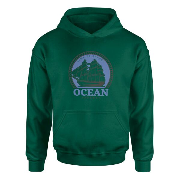 Ocean Journey Denizci Hoodie S - Nefti Yeşili