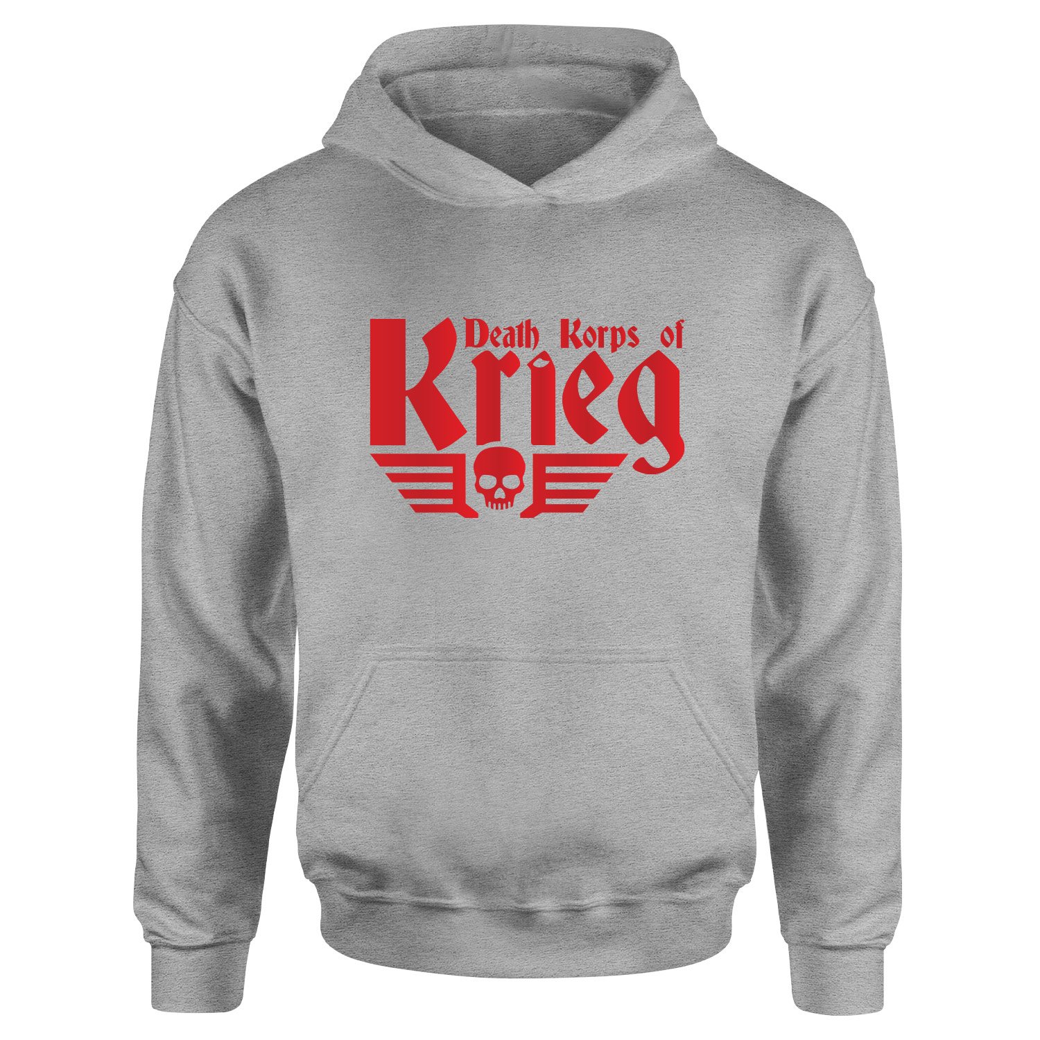 Death Korps of Krieg Hoodie XXL - Gri
