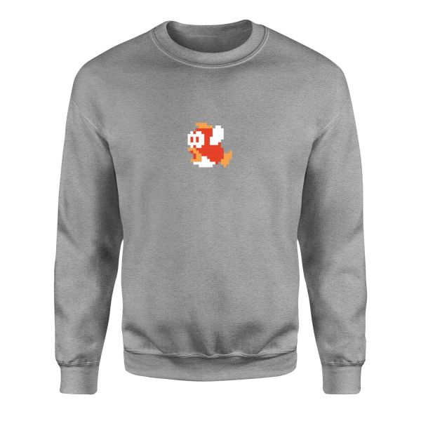 Super Mario Sweatshirt L - Gri