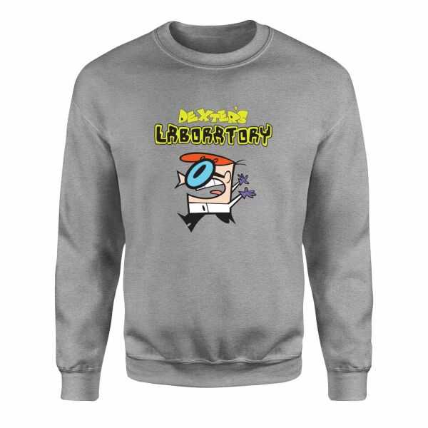 Dexter Lab Sweatshirt S - Gri
