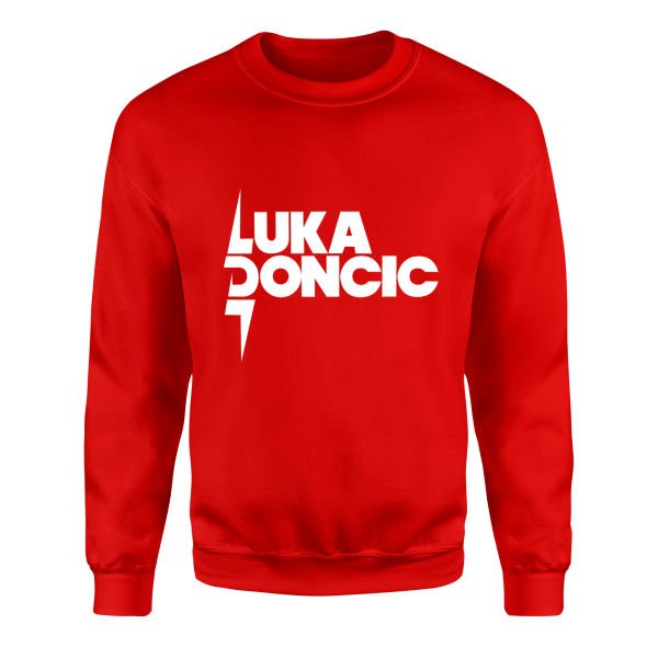 Luka Doncic Sweatshirt XL - Kırmızı