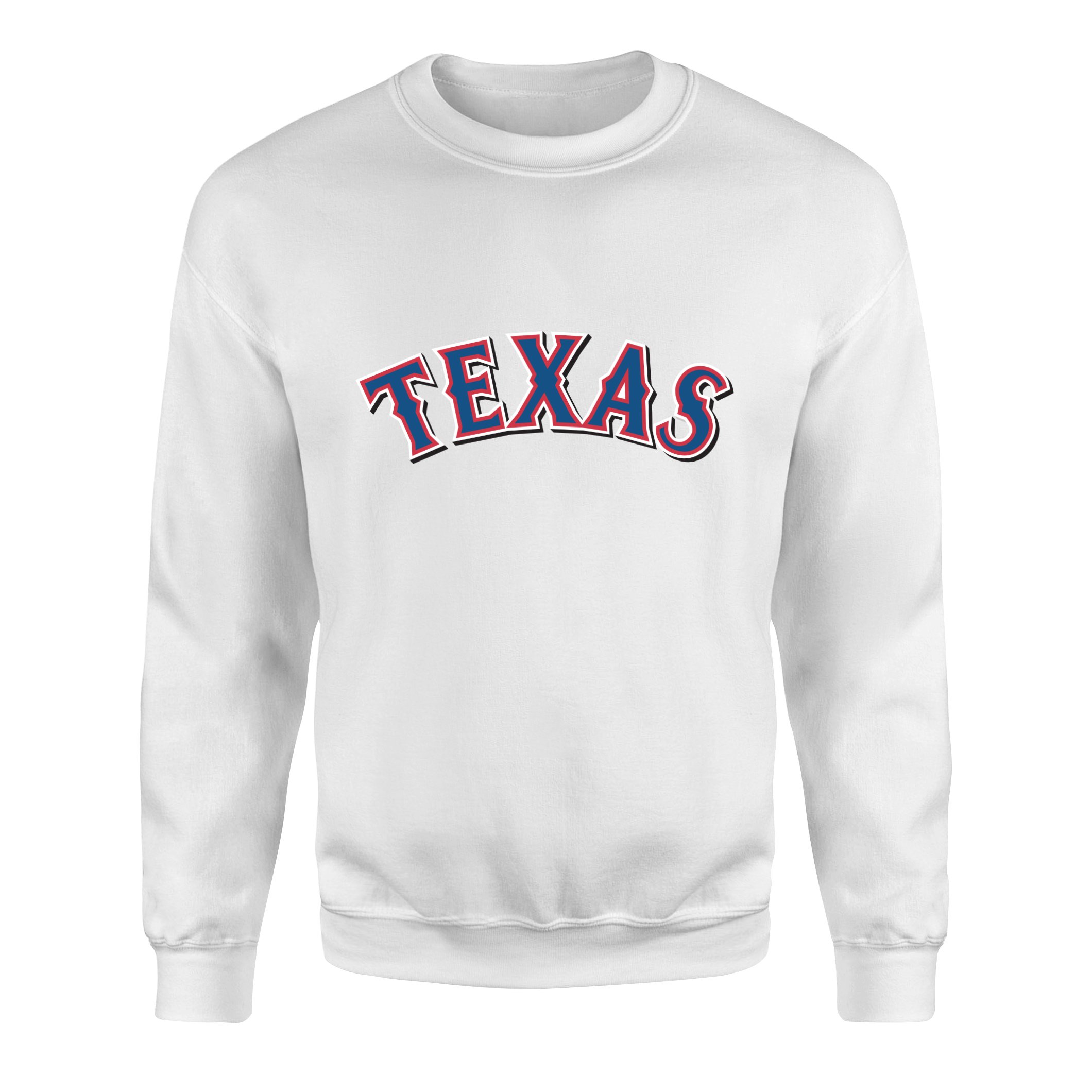 Texas Rangers Arch Sweatshirt M - Beyaz