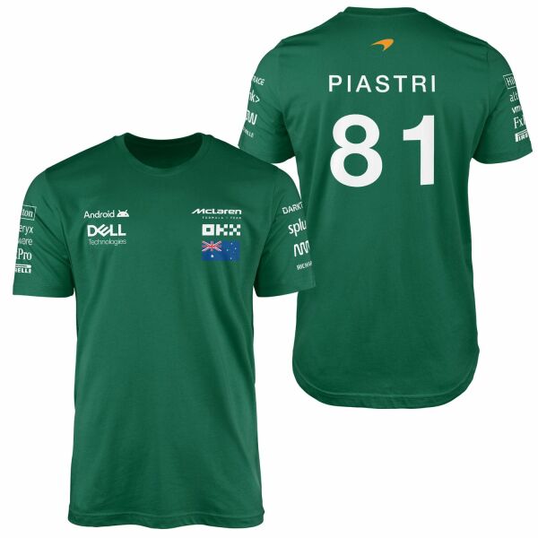 Oscar Piastri | Driver Edition Tişört M - Nefti Yeşili