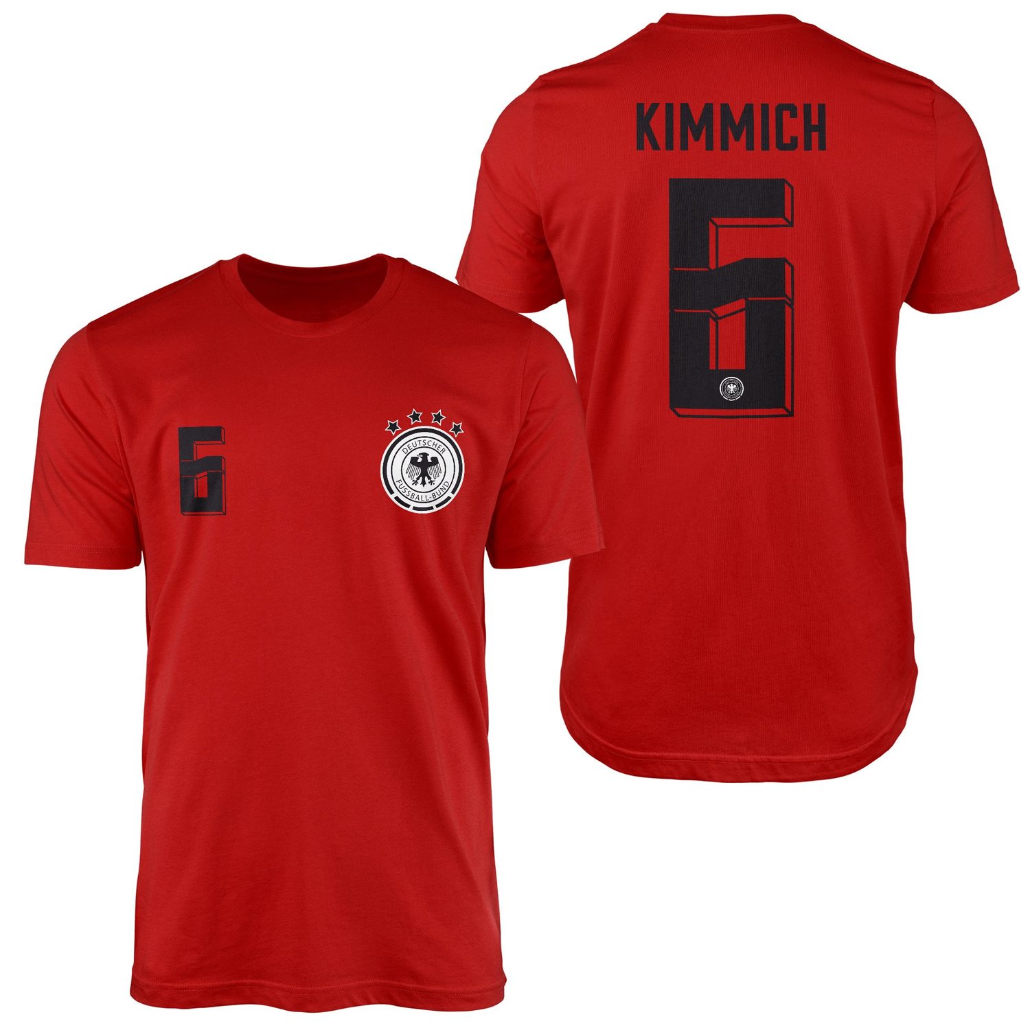 Joshua Kimmich | Almanya 2024 Forma Tişört L - Kırmızı