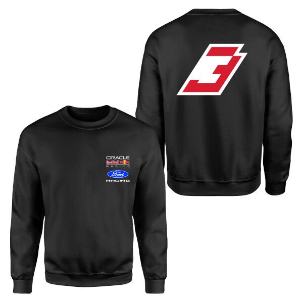 Max Verstappen Red Bull Jersey Sweatshirt L - Siyah