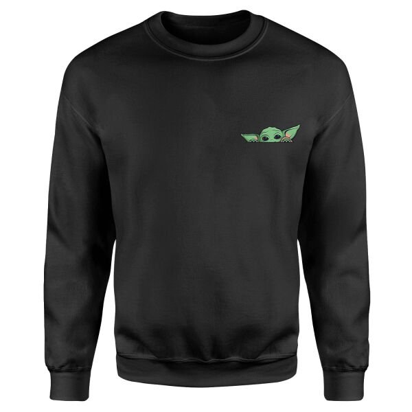 Baby Yoda Sweatshirt XL - Siyah