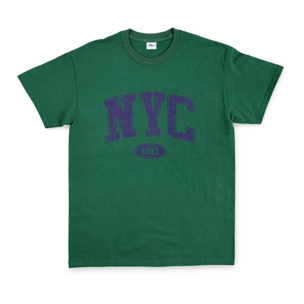 NYC 1987 Tişört XL - Nefti Yeşili