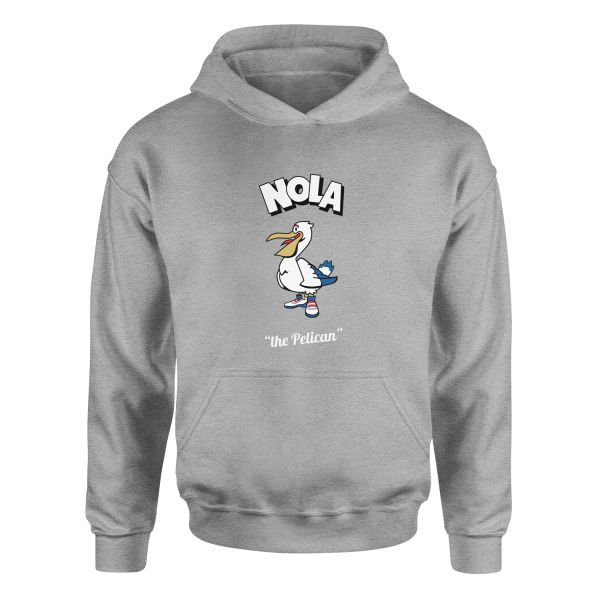 NOLA Cartoon Hoodie S - Gri