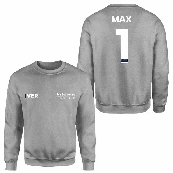 Max Verstappen Red Bull Racing White #1 Sweatshirt XL - Gri