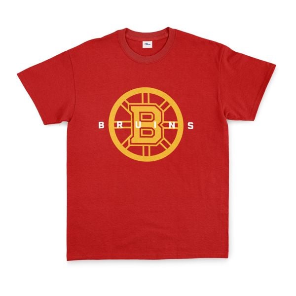 Boston Bruins Graphic Tişört XL - Kırmızı