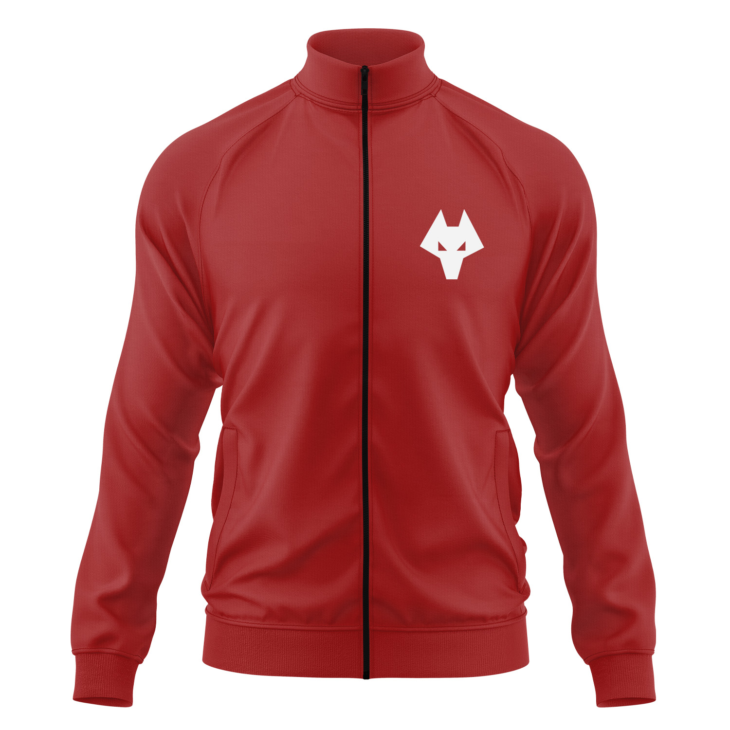 Wolverhampton Icon W Fermuarlı Sweatshirt S - Kırmızı