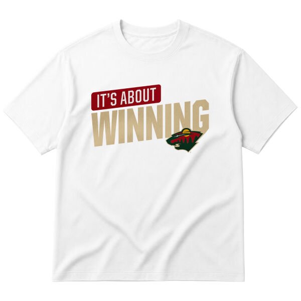 Minnesota Wild W Oversize Tişört L - Beyaz