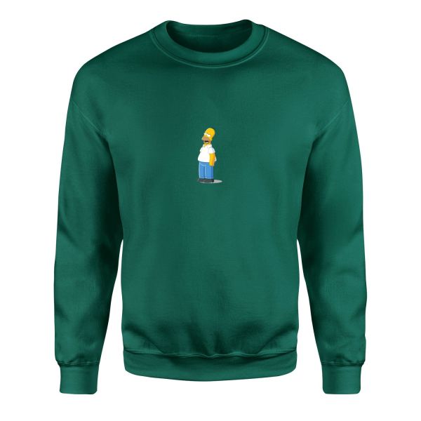 Homer Simpson, Everyday Hero | The Simpsons Sweatshirt XL - Nefti Yeşili