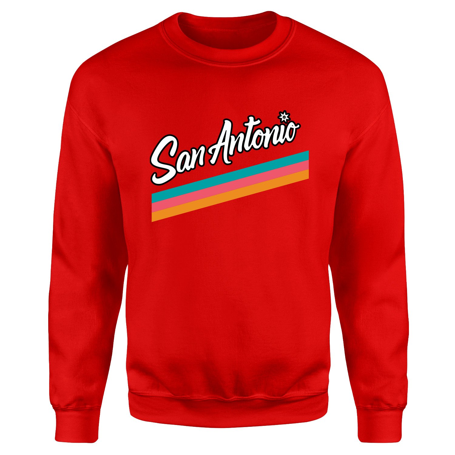 San Antonio City ED Sweatshirt XXL - Kırmızı