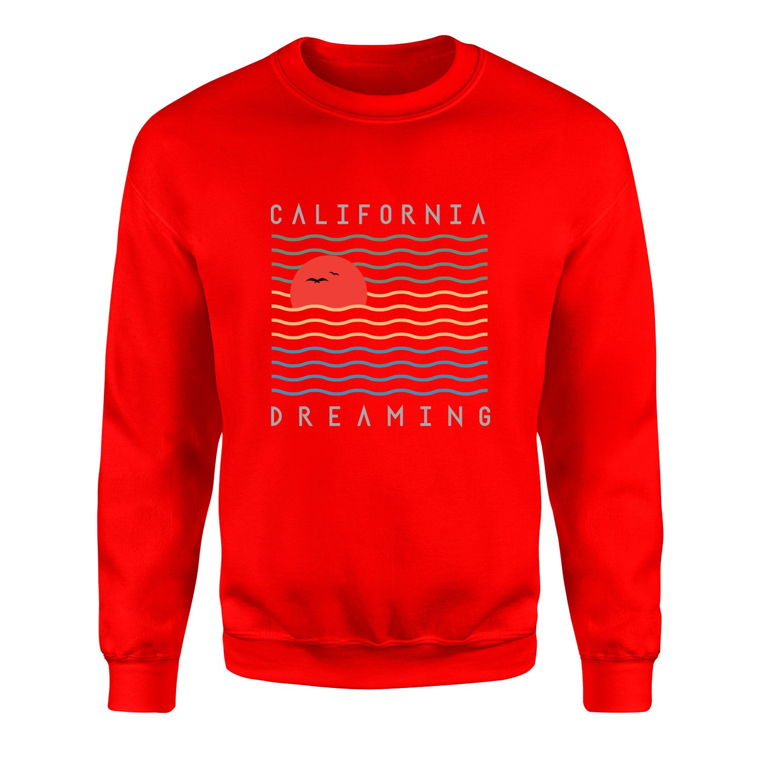 California Dreamin’ Sweatshirt XXL - Kırmızı