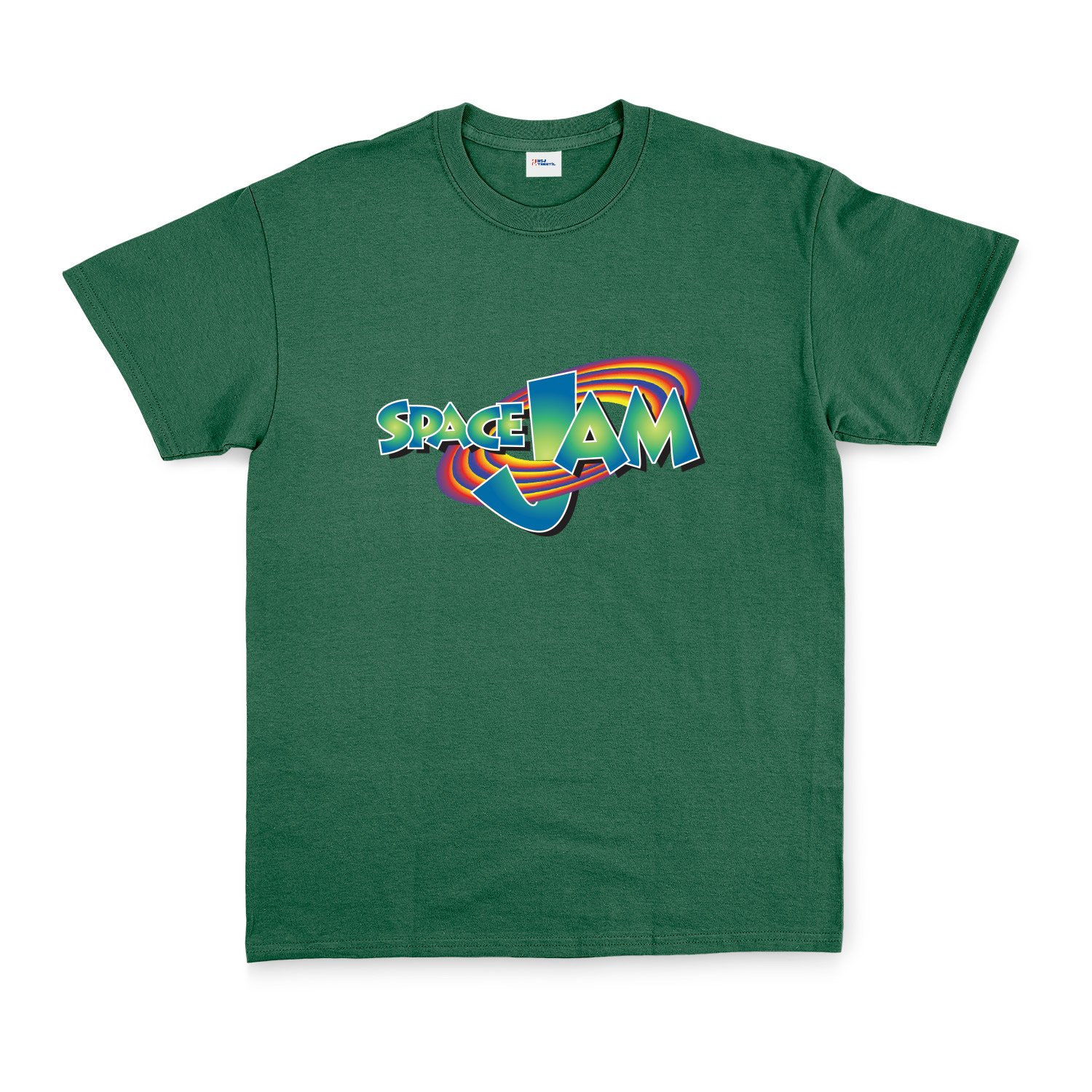 Space Jam Tişört L - Nefti Yeşili