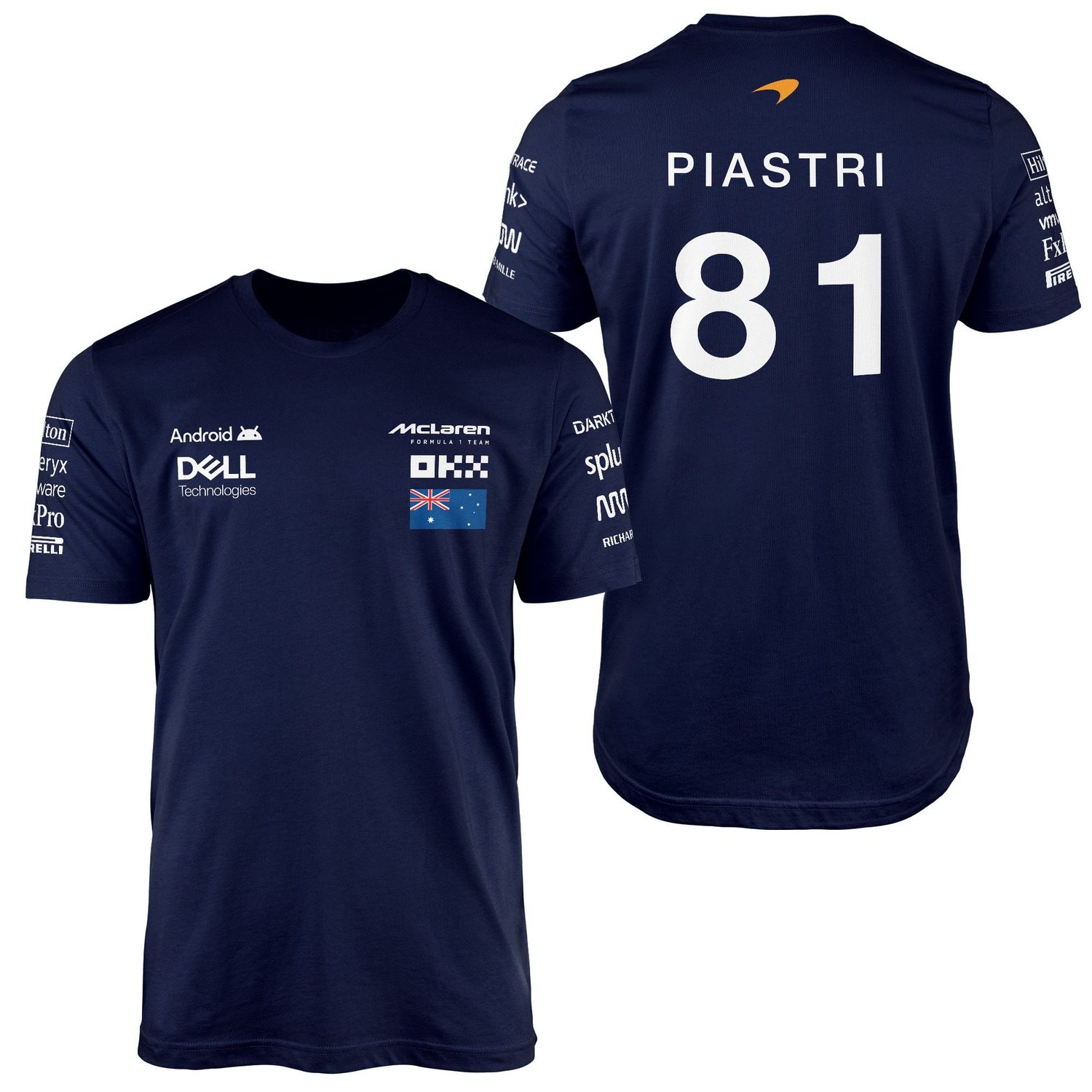 Oscar Piastri | Driver Edition Tişört S - İndigo Mavisi